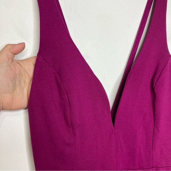Lulus magenta sexy skater dress size medium - Picture 5 of 10